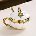 thumbnail image 1 of Ceramic Mug Halloween High Value Pumpkin Cup Coffee Cup with Lid, 1 of 6