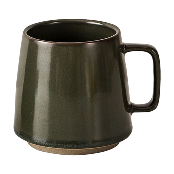 Ceramic Mug, Retro Style Ceramic Coffee Cup with Speckled Glaze and Comfort Grip Handle, Minimalist Design Tea Cup,Suitable for Home,Office and Dormitory