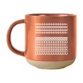 thumbnail image 1 of Ceramic Mug With Geometric Pattern Large Capacity Coffee Tea Cup With Comfortable Handle And Matte Finish For Home Office Use, 1 of 4