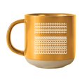 thumbnail image 1 of Ceramic Mug With Geometric Pattern Large Capacity Coffee Tea Cup With Comfortable Handle And Matte Finish For Home Office Use, 1 of 4