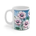 Ceramic Mug oz FLORAL COFFEE MUG tea cup on tankard seidel beaker stein ...