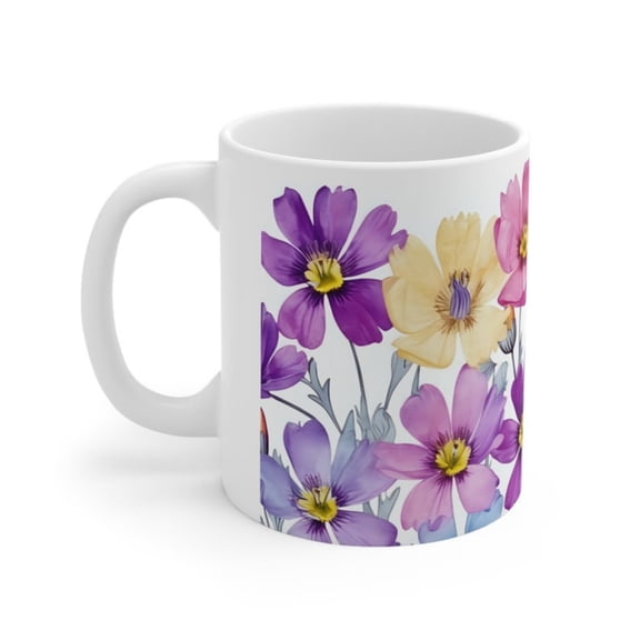 Ceramic Mug oz PASQUE FLOWER MUG.