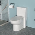 thumbnail image 1 of Ceramic One Piece Toilet,Dual Flush with Soft Clsoing Seat, 1 of 8