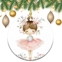 Ceramic Ornament Ballet Cute Little Ballerina Ornaments for Christmas Tree Ballet Girl Dancer Ative Ornament Ornament for Christmas Tree Decor