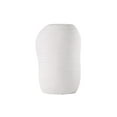 thumbnail image 1 of Ceramic Oval Tall Irregular Vase Matte Finish White-18.50"H, 1 of 1