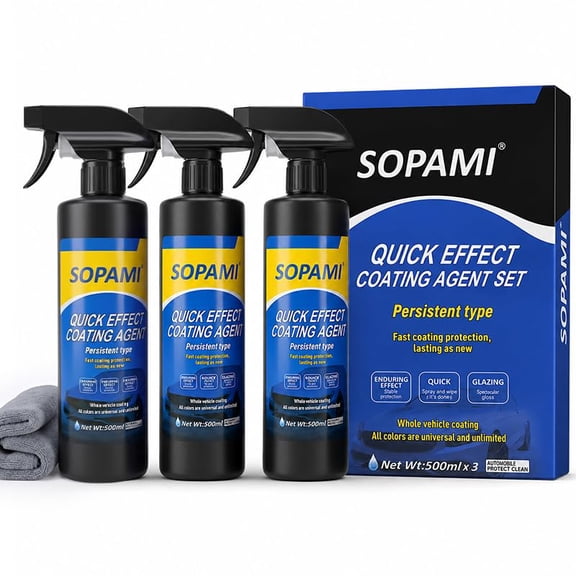 Ceramic Paint Sealant, Ceramic Coating Maximum Gloss & Shine ceramic wax, car coating spray Extremely Hydrophobic Ceramic Spray Coating for Cars, RVs, Motorcycles, Boats, and ATVs