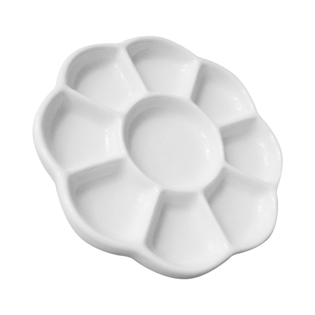 Ceramic Palette Trays Ceramic Paint Tray Paint Container Set Ink Saucer