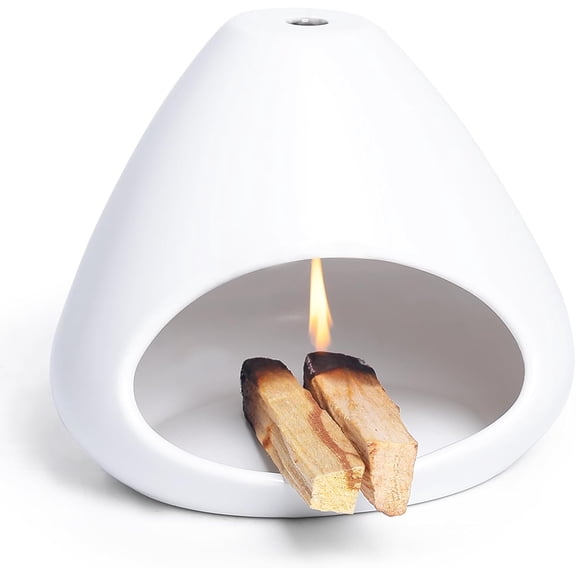 Ceramic Palo Santo Holder Modern Incense Burner Smudge Stick Dish Yoga Energy Cleansing