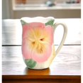 thumbnail image 1 of Ceramic Pansy Flower Mug 10oz  Mom Nature, 1 of 3