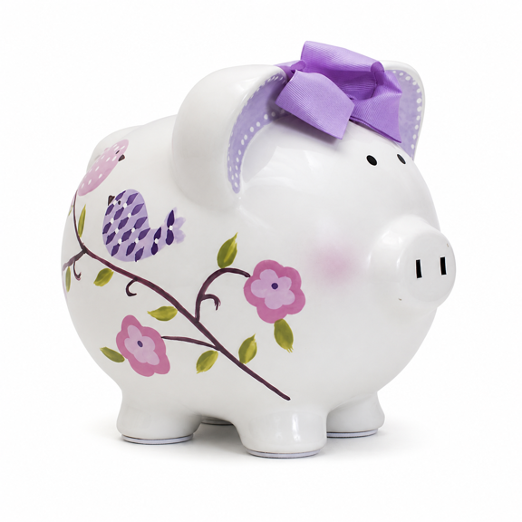 Ceramic Paper Bird Piggy