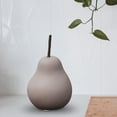 thumbnail image 1 of Ceramic Pear Figurine Decorative Fruit Sculpture for Home Table Porch Decoration Lavender 6.5cmx11cm, 1 of 10