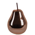 thumbnail image 1 of Heidi Polished Ceramic Pear Figurines Set – Decorative Modern Fruit Sculptures, Glossy Finish Home Décor Accent for Living Room, Tabletop (Small,Copper), 1 of 7