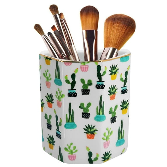 Tropicals Cactus Ceramic Pencil Holder