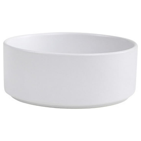 Ceramic Pet Bowl - Dog Food & Water Bowl, Cat Dish. Supports Cervical Spine, Diameter 12.8cm.