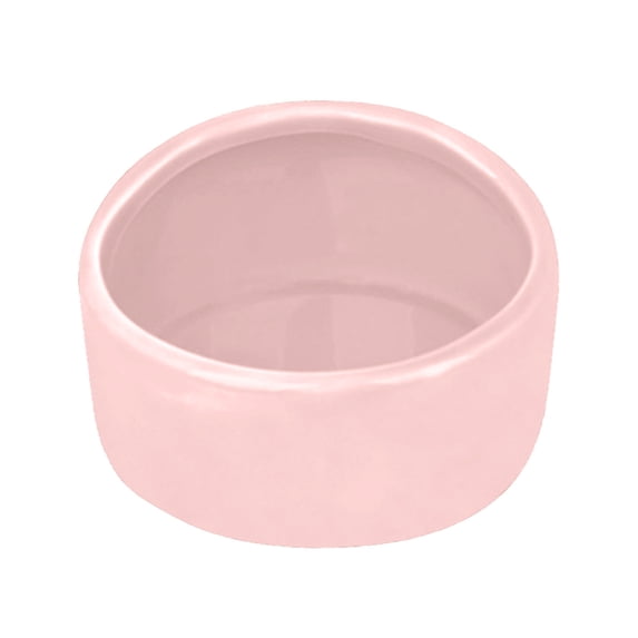 Ceramic Pet Food Bowl, Anti-Tip Small Animal Feeding Dish, Chew-Proof Hamster Water Bowl, Heavy Base Pet Feeder, Durable Ceramic Bowl for Small Pets