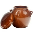 thumbnail image 1 of Raindrops 1Set Vintage Kimchi Pot Sealed Ceramic Grain Storage Jar for Hotel Dining Room, 1 of 6