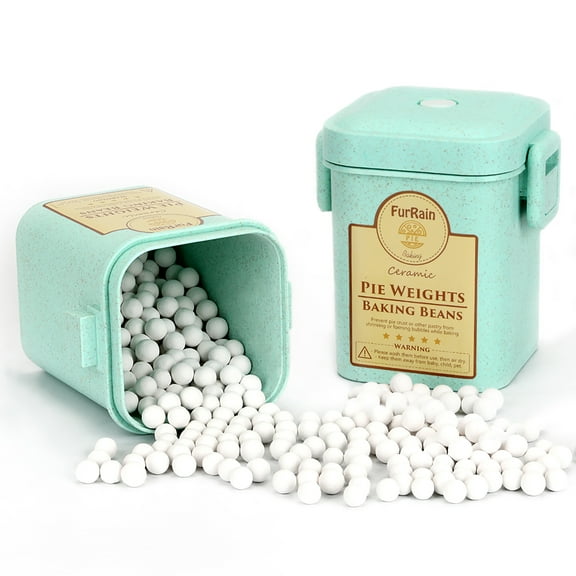 Ceramic Pie Crust Weights Reusable Baking Beans Natural Stoneware