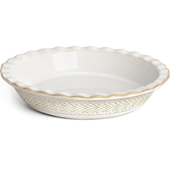 9 Pan Ceramic Pie Pan, 9 in Pie Dish, Deep Dish Pie Plates for Quiche ...