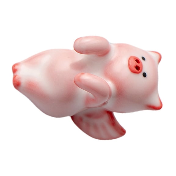 Ceramic Pig Statue Decoration Shape Sculpture Teas Pet Accessories For Teas Ritual And Collections