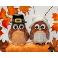 thumbnail image 1 of Ceramic Pilgrim Owl Salt and Pepper Shakers Fall, 1 of 3