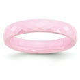 thumbnail image 1 of Ceramic Pink 4mm Faceted Polished Band Size: 8; for Adults and Teens; for Women and Men, 1 of 6