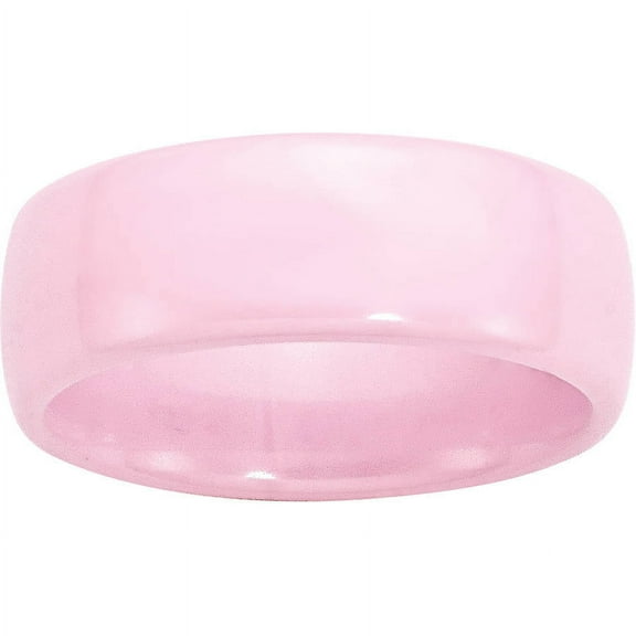 Ceramic Pink 8mm Polished Band