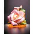 thumbnail image 1 of Ceramic Pink Rose Flower Plug-In Light Vintage  Nature, 1 of 3