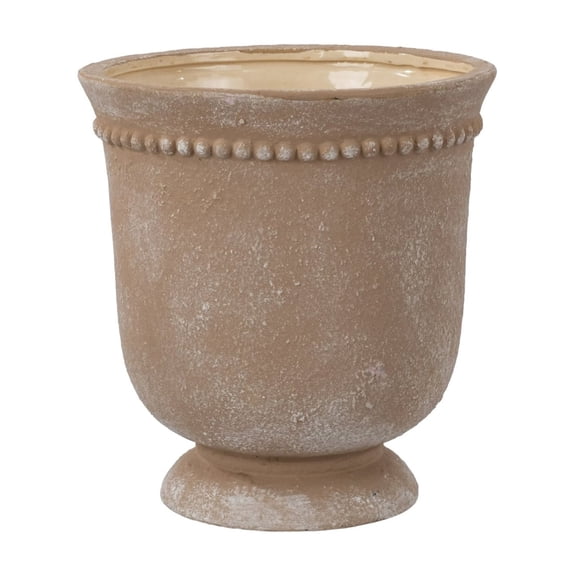 Ceramic Planter Pot for Indoor and Outdoor Plants, 4 Inch Diameter 6 Inch Height Flower Container, Versatile Urn Style Pot Suitable for Various Home Garden Decor Arrangements