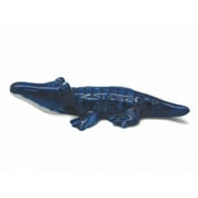 Ceramic Porcelain Delft Blue Alligator