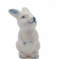 thumbnail image 1 of Ceramic Porcelain Delft Blue Rabbit, 1 of 2