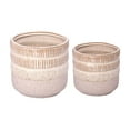 thumbnail image 1 of Ceramic Pot Set of Two White-6.50"H -94, 1 of 1