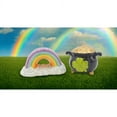 thumbnail image 1 of Ceramic Pot of Gold Rainbow Salt and Pepper Shakers Saint Patricks Day Decor, 1 of 5
