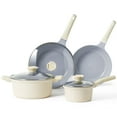 thumbnail image 1 of Ceramic Pots and Pans Set Non Stick, Cookware Set 7 Piece, Healthy Ceramic Pots and Pans Set Non Stick, Non Toxic Pots and Pans Set Non Stick, Pots and Pans Set, 1 of 5