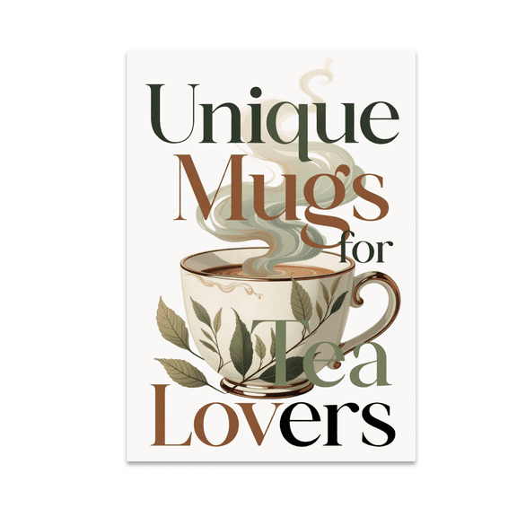 Ceramic Pottery Tea Art - Tea Lover - 13x19 Poster Print