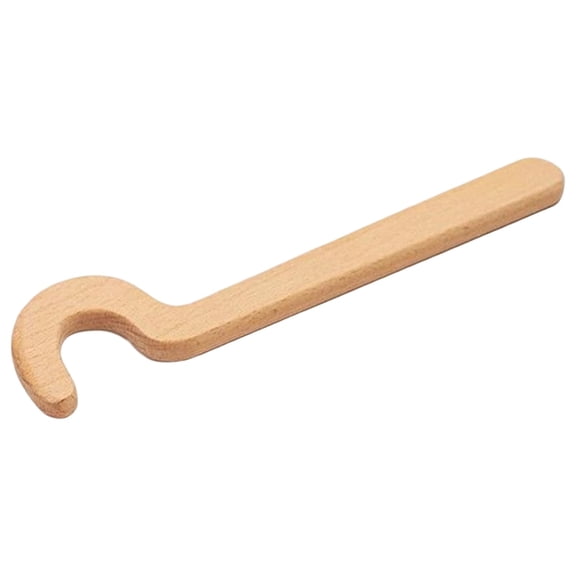 Ceramic Pottery Tool, Wooden Throwing Stick with Smooth Edge & Ergonomic Grip, Modeling Wand for Clay Sculpting, Trimming, Slab Construction, Workshop Tools (21cm)