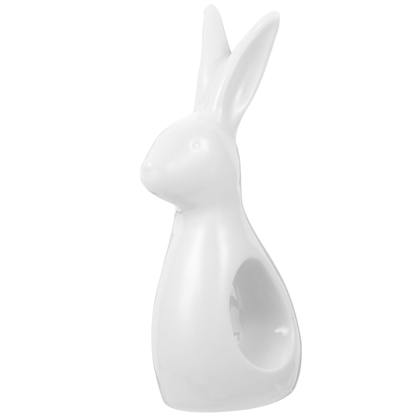 Ceramic Rabbit Ornament Rabbits for Decor Desktop Decoration Office ...