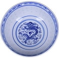 thumbnail image 1 of Ceramic Ramen Noodle Bowls, Blue and White Porcelain Chinese Retro Dessert, Soup, Cereal, Rice, Udon, Asian Noodles Bowl,8in,2PCS, 1 of 7