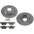 thumbnail image 1 of Ceramic Rear Pads & Coated Disc Brake Rotors FOR Honda Civic 2016-2023, 1 of 13