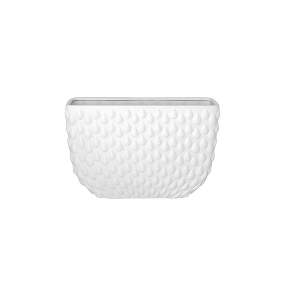 Ceramic Rectangle Vase Matte Finish