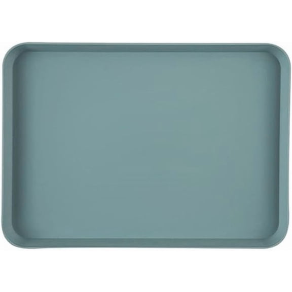Ceramic Rectangular Serving Tray Anti-Slip Food Plate(Green,Small)