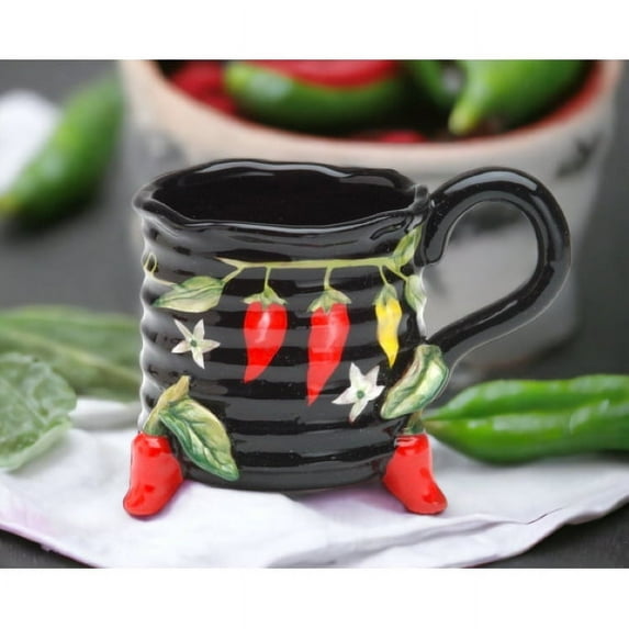 Ceramic Red Chili Pepper Mug 12oz Kitchen Friend Coworker