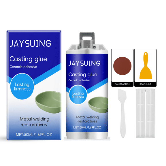 Ceramic Repair Agent - High Strength Epoxy for Ceramics, Wood, Metal, Plastic & Glass Restoration