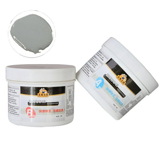 Ceramic Repair Quick Dry White Porcelain-Crack Chip Porcelain-Repair-Kit Tub Tile Shower Repair Tile Adhesive 2pcs