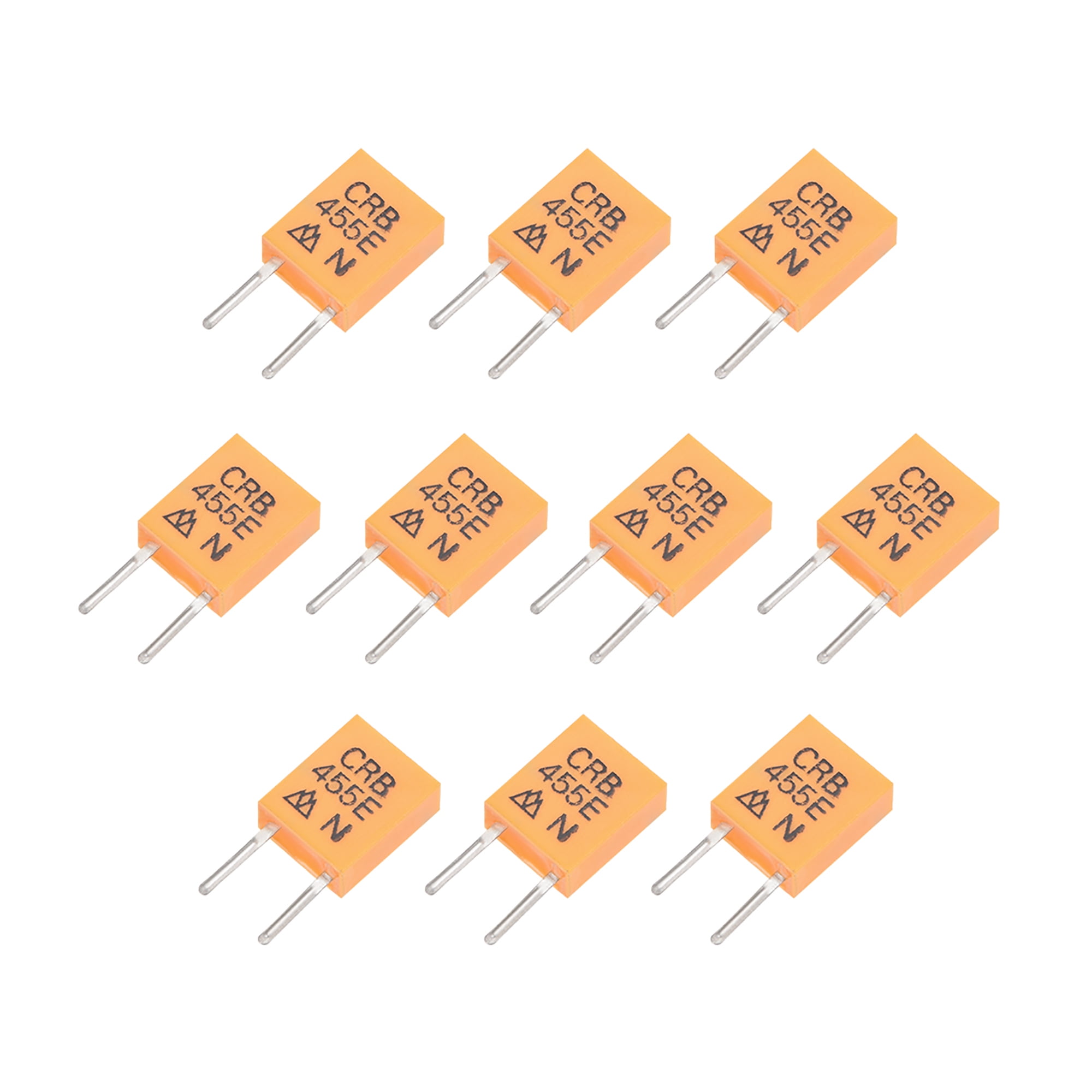 Ceramic Resonator Crystal Oscillator 455KHz 15pF 2 Pins DIP Orange 10
