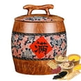 thumbnail image 1 of Ceramic Rice Dispenser,Storage Jars For Kitchen,Household Rice Storage Box With Lid,Airtight Dispenser Rice Storage Box For Flour,Rice,Nuts,Snacks, 1 of 8
