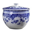 thumbnail image 1 of Ceramic Rice Jar,Rounded Mouth Storage Jars,Sealed Food Storage Bin with Lids Chinese Rice Container for Grains Coffee Beans Rice, Flour, 1 of 7