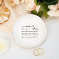 thumbnail image 1 of Ceramic Ring Dish, Personalized Grandma Gift, Custom Wedding Keepsake Jewelry Tray for Nana, Birthday, 1 of 3