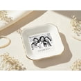 thumbnail image 1 of Ceramic Ring Dish, Personalized Photo Gift for Best Friend, Custom Jewelry Tray for Bridesmaid Proposal, 1 of 3