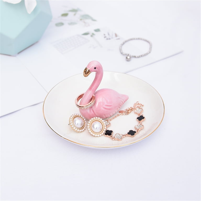 Flamingo jewelry store holder