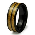 thumbnail image 1 of Ceramic Ring with Carbon Fiber Inlay - Size 10, 1 of 1